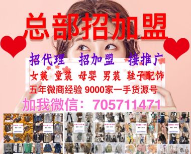 全网最全8000家童装女装 一手货源一件代发 8000家一手货源，一件代发，免费代理