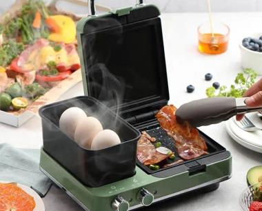 摩飞多功能早餐轻食机， 就是一个mini的移动厨房