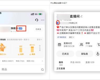 快手电商品牌蓝标店铺怎么蓝V认证？
